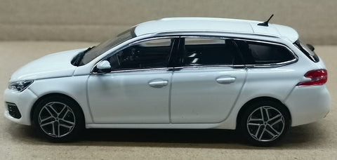 BritEM Graphics Commission: Norev 1/43 RHD Peugeot 308 SW Plain White Model for Code 3