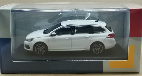 BritEM Graphics Commission: Norev 1/43 RHD Peugeot 308 SW Plain White Model (Box of 24)