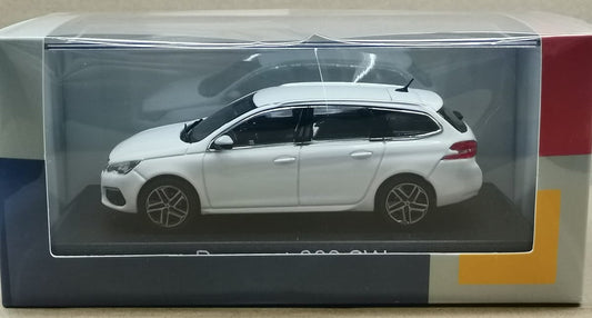 BritEM Graphics Commission: Norev 1/43 RHD Peugeot 308 SW Plain White Model for Code 3