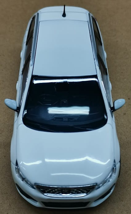 BritEM Graphics Commission: Norev 1/43 RHD Peugeot 308 SW Plain White Model for Code 3