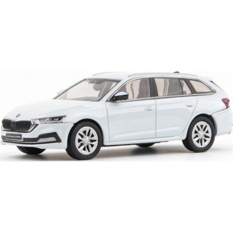 Abrex 1/43 Skoda Octavia Combi (4th Gen) White Model