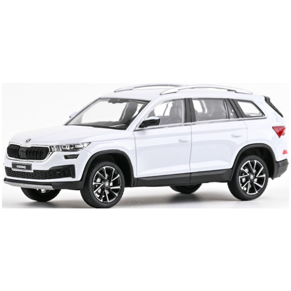 Abrex 1/43 Skoda Kodiaq (Facelift) White Model