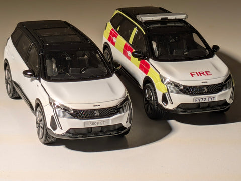 Norev 1/43 Peugeot 5008 UK Emergency Vehicle DIY Bundle