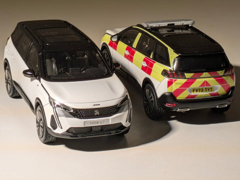 Norev 1/43 Peugeot 5008 UK Emergency Vehicle DIY Bundle