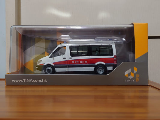 🇭🇰 Tiny 1/43 Mercedes-Benz Sprinter Hong Kong Police Emergency Unit Model